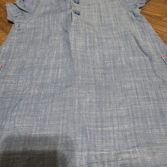 Embroidered Denim Dress - Picture 6 of 6